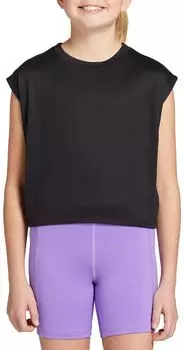 Рубашка Performance для девочек Dsg, черный