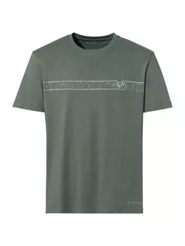 Рубашка performance VAUDE Cyclist V, цвет Pastel green/Dark green