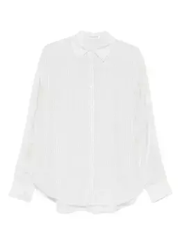 Рубашка Peri в полоску The Frankie Shop, белый