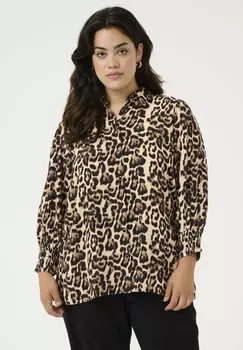 Рубашка PERLA Kaffe Curve, бежевый