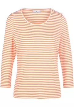 Рубашка Peter Hahn, светло-оранжевый/белый