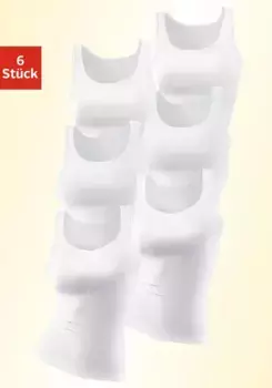 Рубашка Petite Fleur подмышками (6 шт. в упаковке), из чистого хлопка, майка, майка, белый