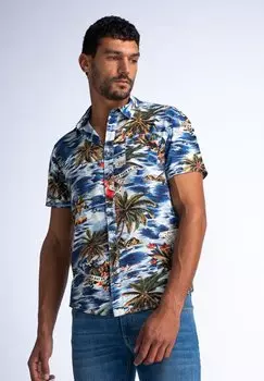 Рубашка Petrol Industries, цвет petrol blue