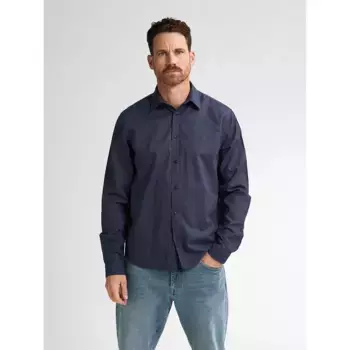 Рубашка Petrol Industries M-1050-SIL437, синий