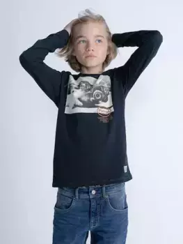 Рубашка Petrol Industries с длинными рукавами, синий