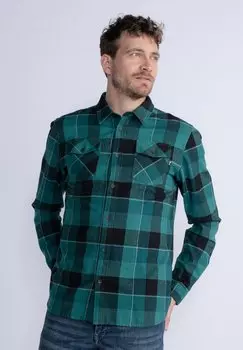 Рубашка Petrol Industries, зеленая