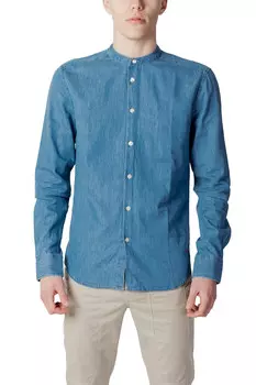 Рубашка Peuterey джинсовая, синий