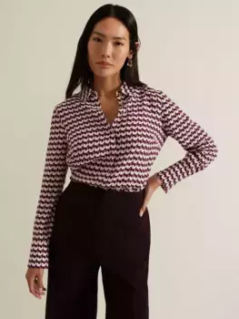 Рубашка Phase Eight Gina Abstract Geo Print, разноцветный