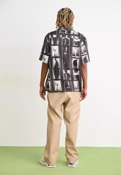 Рубашка Photo Strip Shirt Carhartt WIP, чёрная/белая