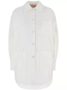 Рубашка-пиджак на пуговицах от Valentino Garavani, белый