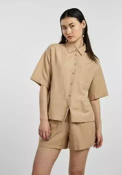 Рубашка Pieces, бежевый