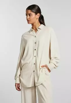 Рубашка Pieces, бежевый