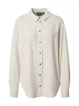 Рубашка PIECES Blouse VINSTY, бежевый