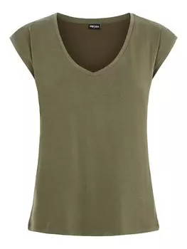 Рубашка PIECES Kamala, оливковый