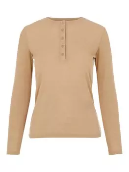 Рубашка PIECES Karamel, светло-коричневый
