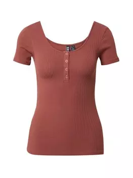 Рубашка PIECES KITTE, ржаво-красный