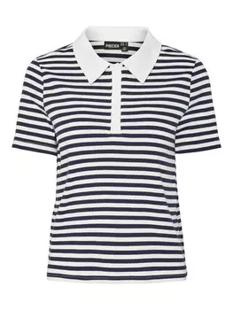 Рубашка PIECES PCDonna, темно-синий