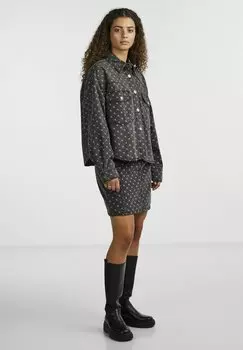 Рубашка Pieces PCNURSEL, цвет grey denim