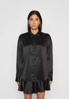 Рубашка Pieces РУБАШКА PCSILJA OVERSIZE, цвет black