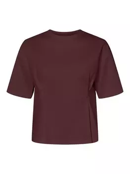 Рубашка PIECES, темно-коричневый