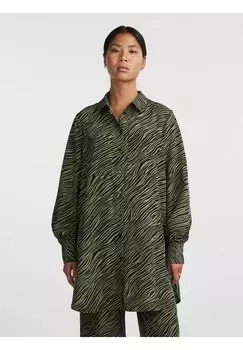 Рубашка Pieces, темно-зеленый