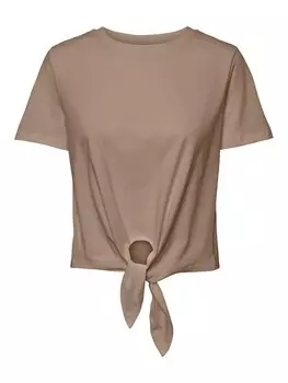 Рубашка PIECES TIA, темно-бежевый