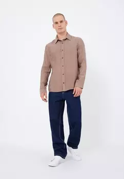 Рубашка Pier One, бежевый