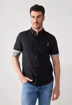 Рубашка Pier One by Zalando, черный