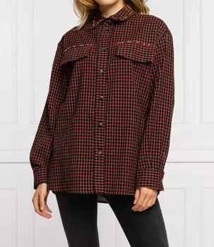 Рубашка Pinko cimarosa relaxed fit, черный
