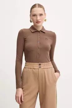 Рубашка Pinko с длинными рукавами, коричневый