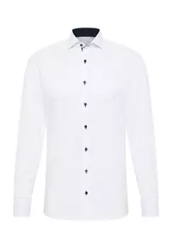 Рубашка Pinpoint Оксфорд SLIM FIT ETERNA, цвет Wei Standardrmellnge