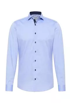 Рубашка Pinpoint Оксфорд SLIM FIT ETERNA, синий