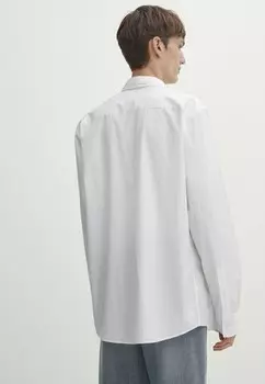 Рубашка PINSTRIPED Massimo Dutti, белый