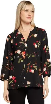 Рубашка Pintuck Blouse NYDJ, цвет Lynbrook Garden