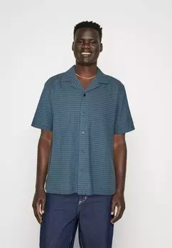 Рубашка PINWHEEL TEXTURE SOLIDS Abercrombie & Fitch, синий