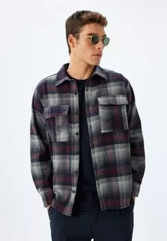 Рубашка PLAID Koton, серый