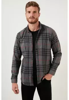 Рубашка PLAID PATTERNED Buratti, антрацит