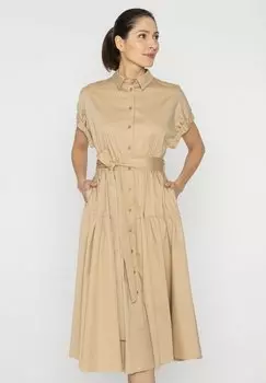 Рубашка-платье Deni Cler Milano, бежевый