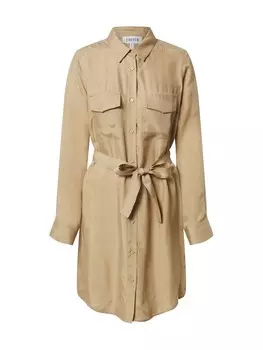 Рубашка-платье Edited Farha, бежевый