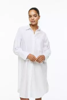 Рубашка-платье H&amp;M, белый