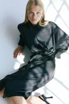 Рубашка-платье H&M, черный