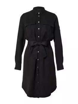 Рубашка-платье IKKS, черный