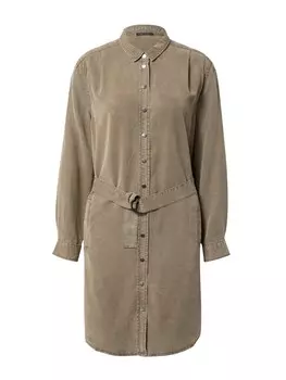 Рубашка-платье IKKS, хаки