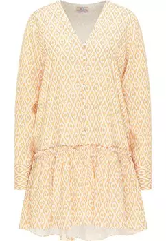 Рубашка-платье Izia, светло-желтого
