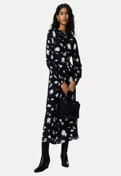 Рубашка-платье Marks & Spencer, темно-синий меланж