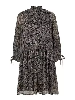 Рубашка-платье NAF NAF Aloha, черный