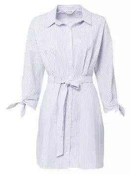 Рубашка-платье Naf Naf Karly, светло-синий