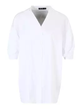 Рубашка-платье Nasty Gal, белый