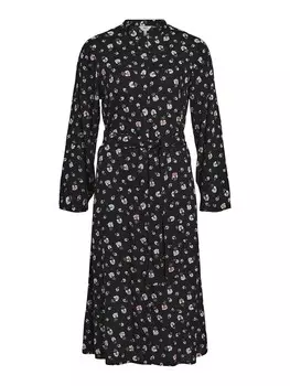 Рубашка-платье Object Ditta, черный