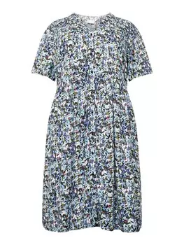 Рубашка-платье ONLY Carmakoma TANNIKA, светло-синий